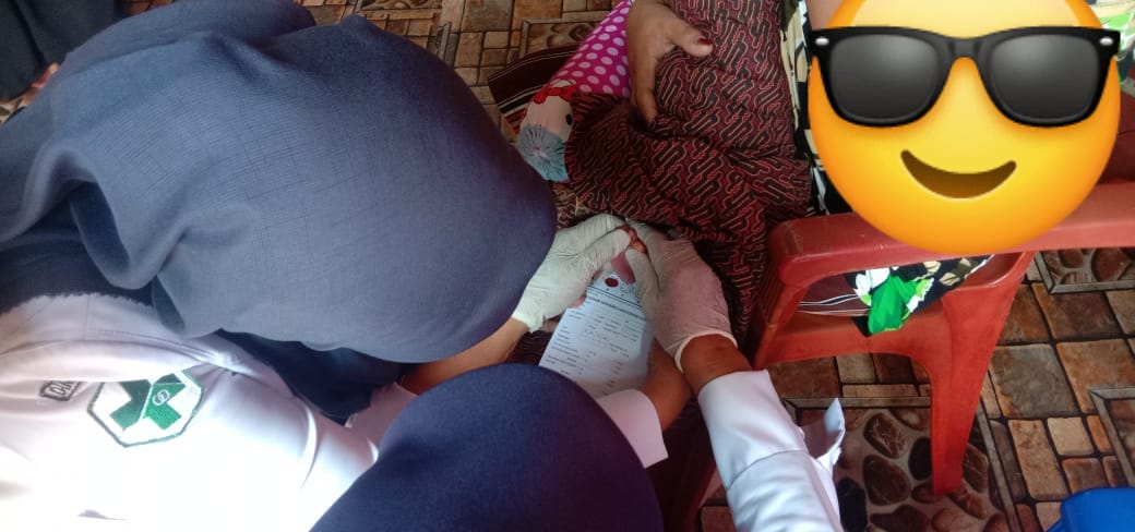 Kegiatan Pengambilan  Sampel SHK (Skrining Hipotiroid Kongenital) LIMAU MANIS,NAGARI KOTO NAN TIGO