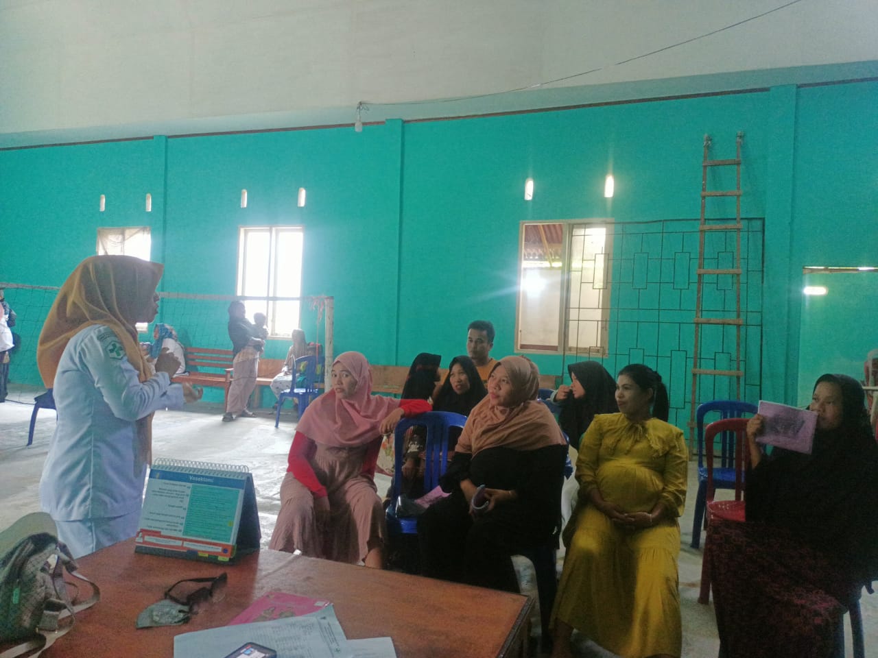 Pelaksanaan kelas ibu hamil di Nagari Kapuh Utara di Wilker PKM Tarusan