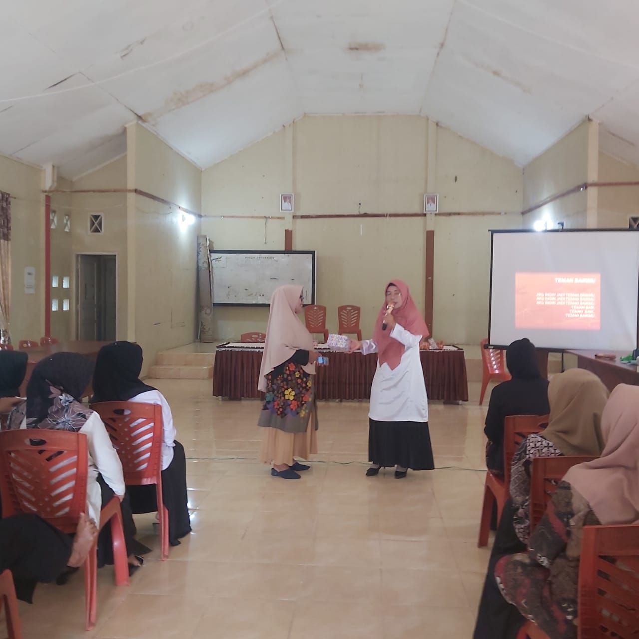 Kegiatan pertemuan Aktifkan Posyandu Puskesmas asam Kumbang
