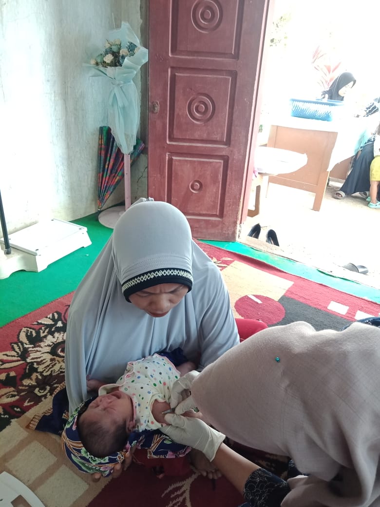 Pelaksanaan Posyandu Rambutan di Kenagarian Batuhampar Selatan wilayah kerja Puskesmas Tarusan