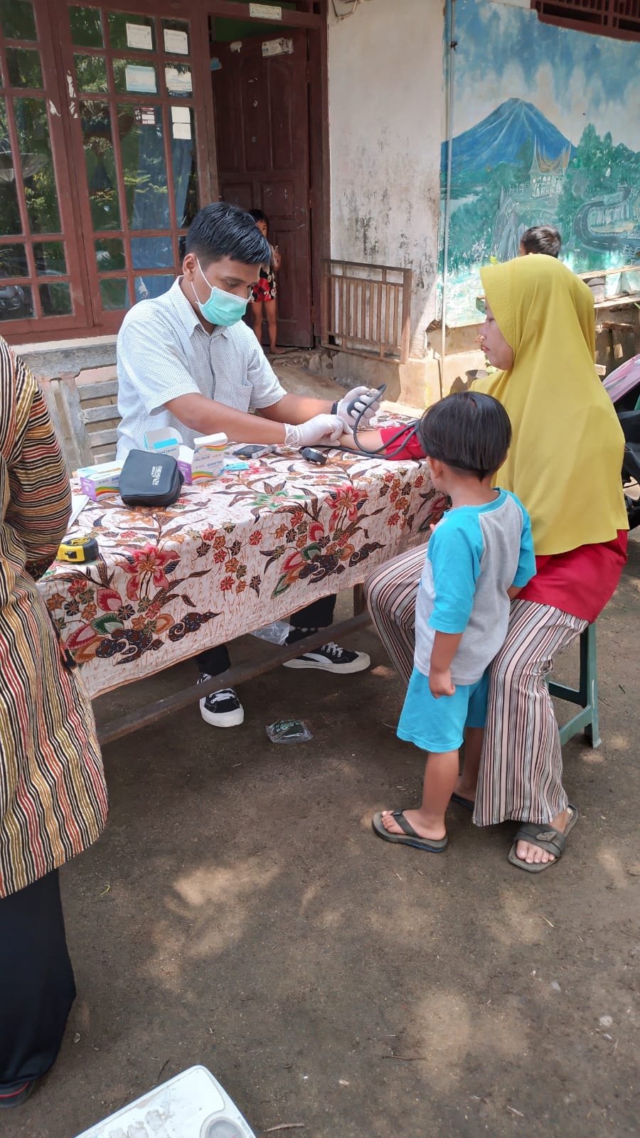 Posbindu Penyakit Tidak Menular (PTM) di Lubuk Begalung nagari Lakitan Selatan  wilayah kerja Puskes