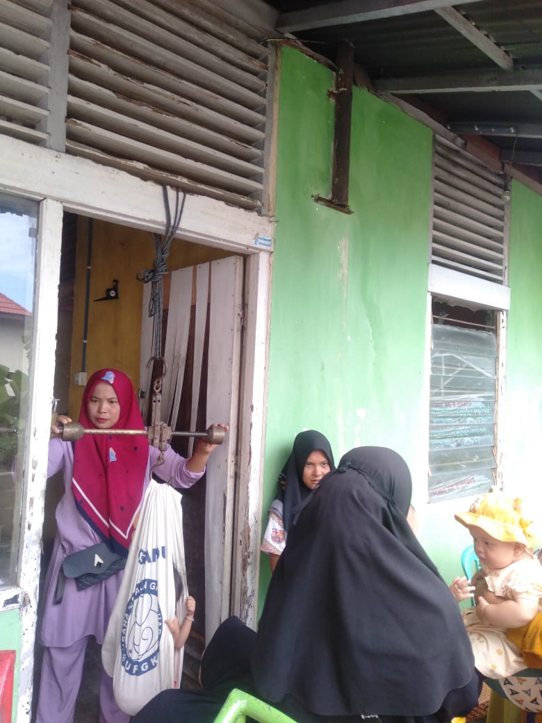 Kegiatan posyandu permata bunda 1  Puskesmas Tarusan
