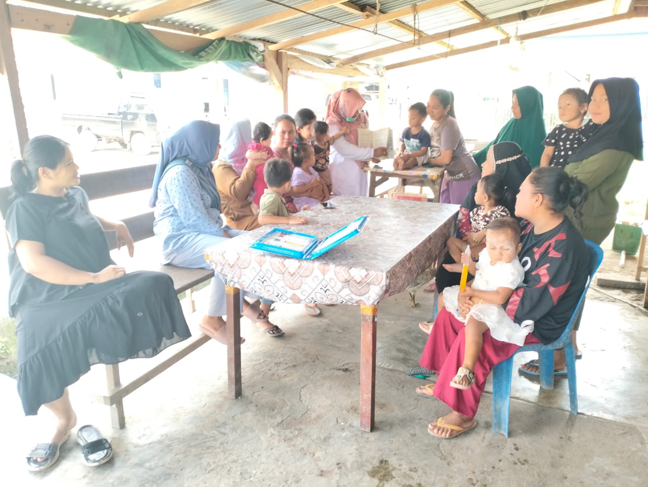 Puskesmas Kayu gadang Melakukan kelas Ibu Balita ke  Kampung Kayu Aro  Nagari Gantung Mudik Selatan 