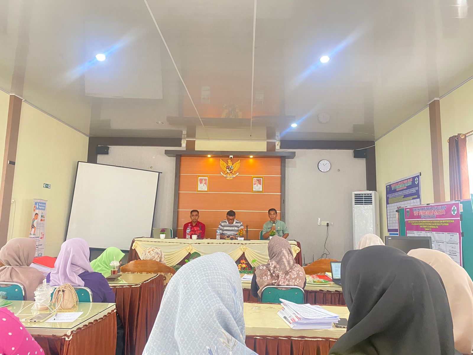 PKM Salido pendampingan Re Akreditasi oleh Kepala Dinas Kesehatan Kab. Pesisir Selatan