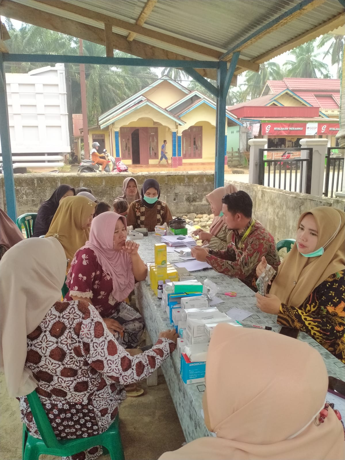 Pelaksanaan Kegiatan Puskesmas Keliling (PusKel) di Nagari Tanah Bakali Inderapura