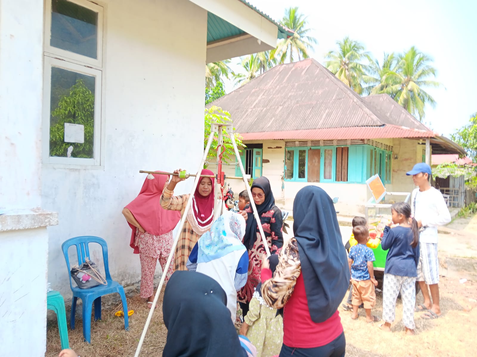 Pelaksanaan Posyandu melati  dan serojadi Kenagarian sungai nyalo dam mudiak aei wilayah kerja Puske