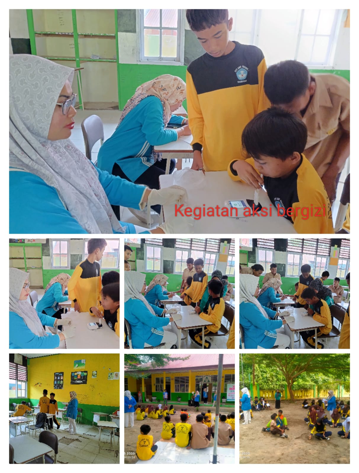 PKM Tarusan Edukasi Gizi seimbang dan Pemberian Tablet E