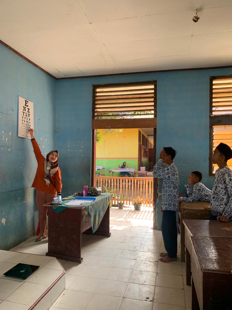 Pelaksanaan kegiatan Program UKS di SMPN 1 Batang Kapas Puskesmas Pasar Kuok