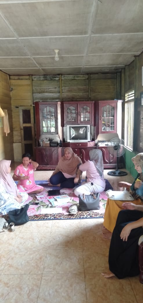 Kegiatan Pendampingan Bumil Resti di Nagari Sako Baru Hampar Selatan WILKER  UPT PUSKESMAS TARUSAN