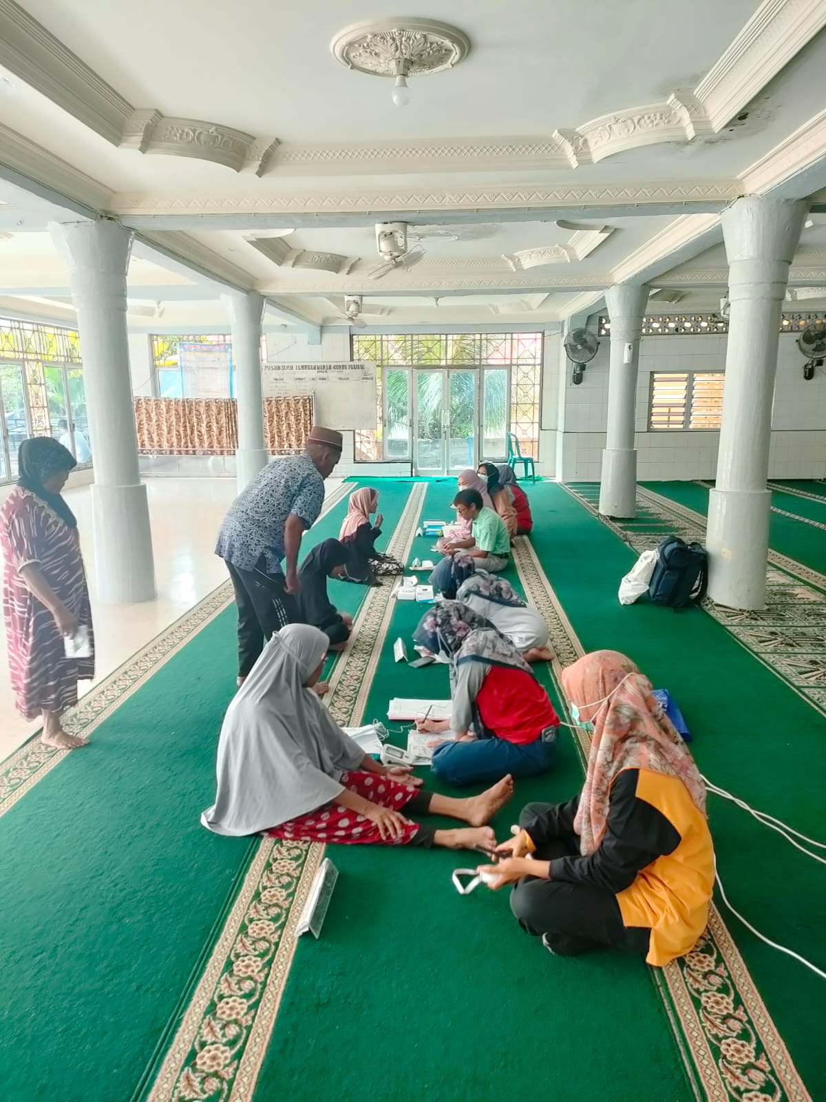 Kegiatan Deteksi dini Faktor Resiko PTM di Nagari Gurun Panjang Puskesmas Pasar Baru