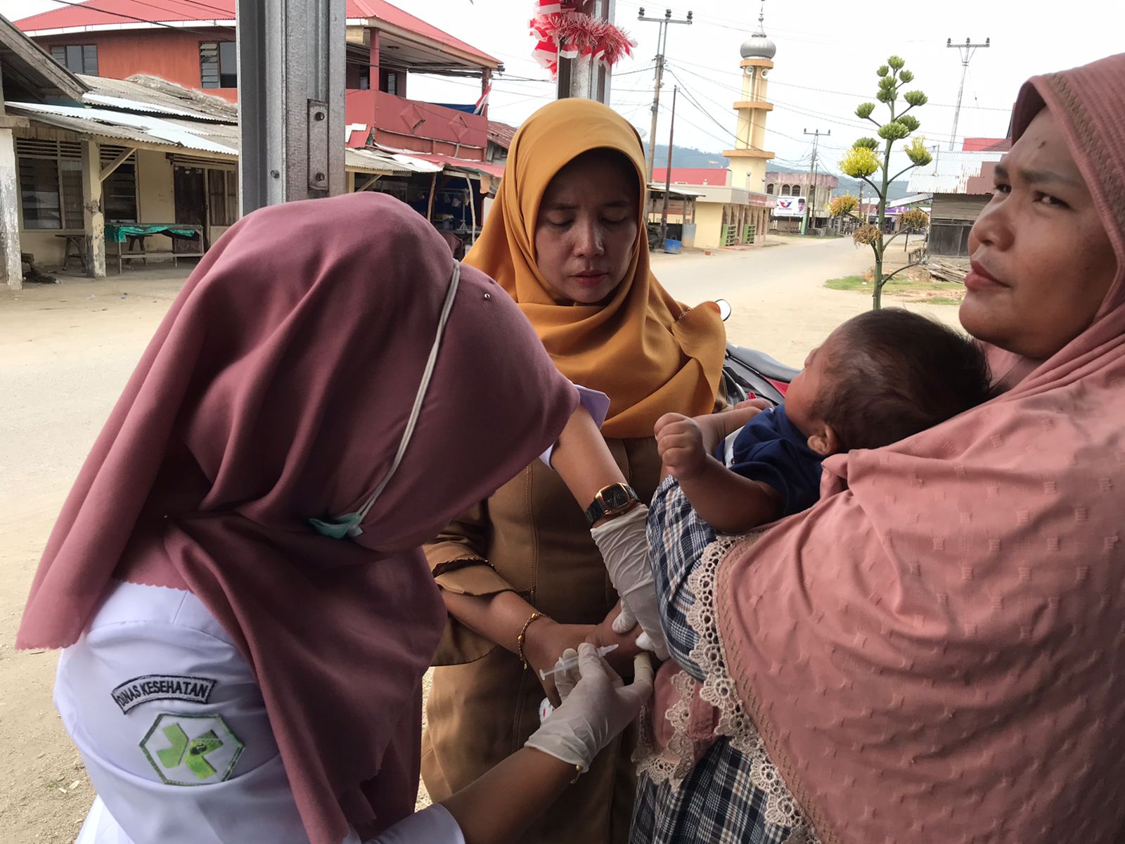 Pelaksanaan Posyandu mawar  kengarian cerocok anau  wilayah kerja Puskesmas Tarusan