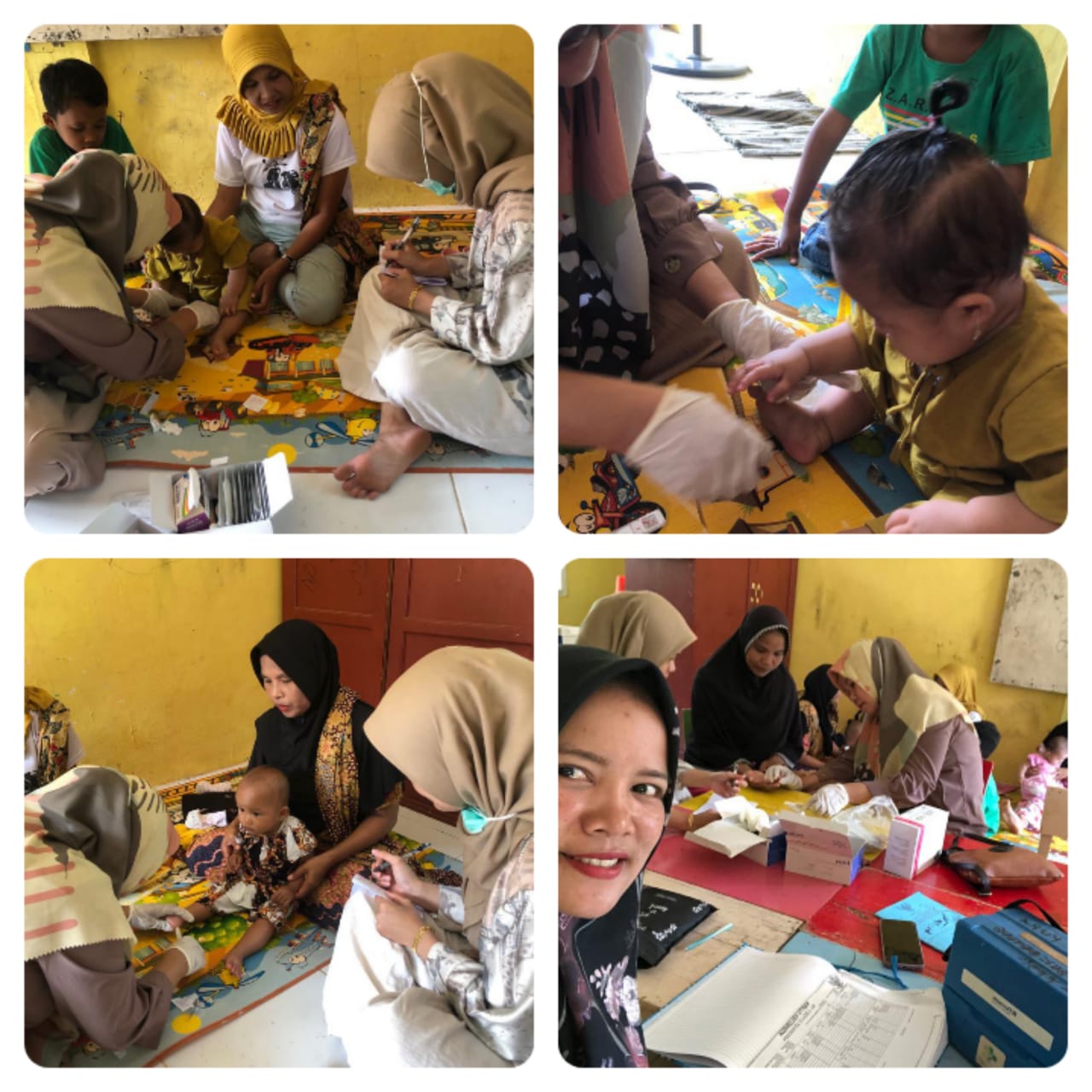 Puskesmas Airpura Penjaringan HBsAG pada bayi di Nagari Lubuk Betung