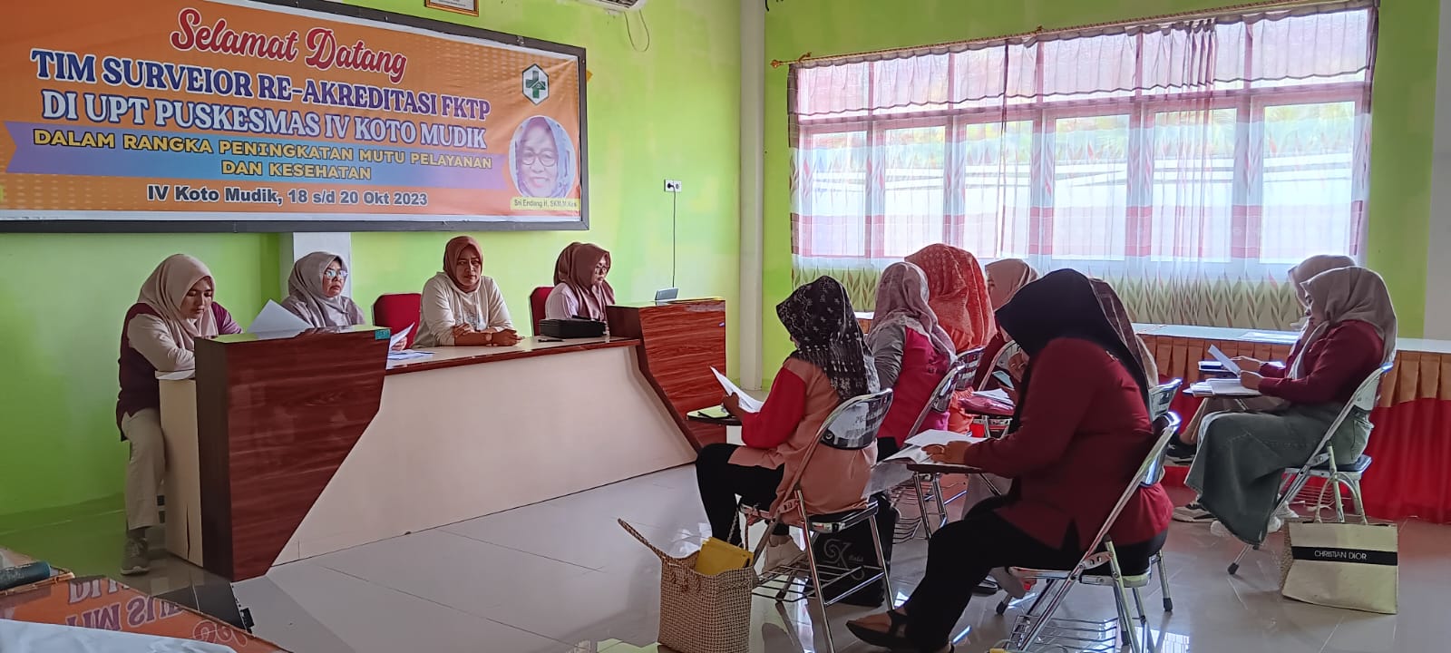 PUSKESMAS IV KOTO MUDIK BRIEFING BIDAN DESA