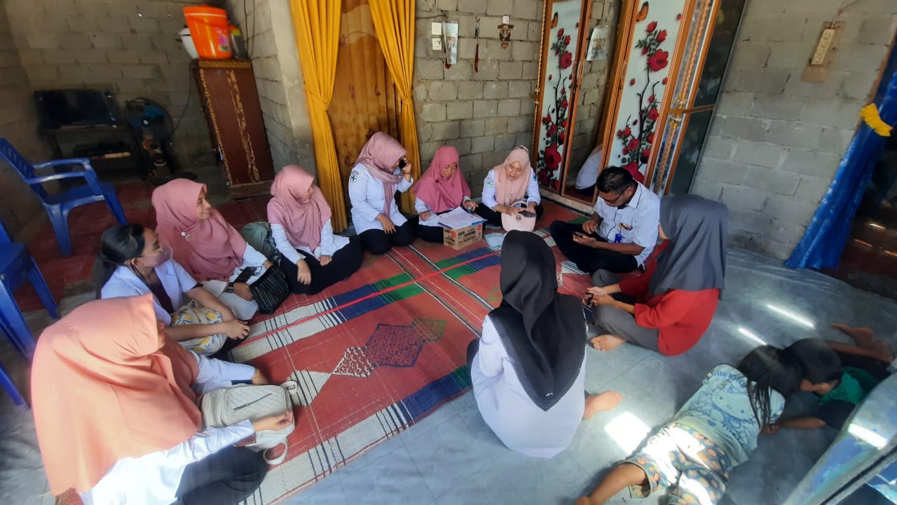 Puskesmas Surantih Kunjungan Rumah Ibu Hamil KEK dan Bumil Resti ke Kampung Lanpanjang Nagari Rawang