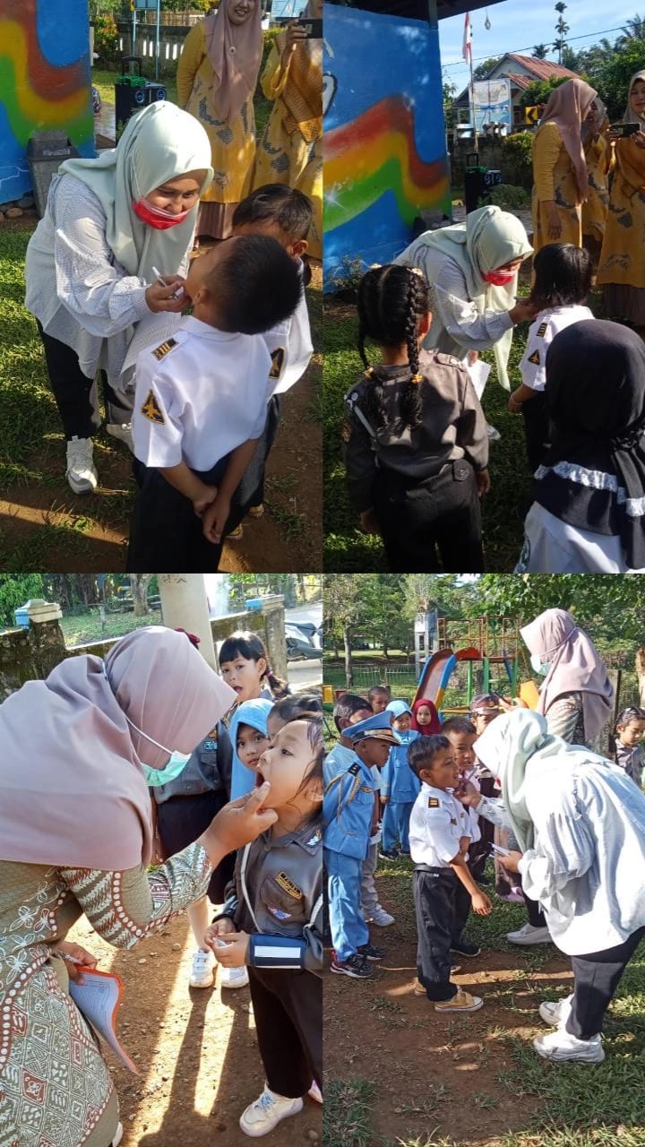 Kegiatan UKGS di TK Aminah Airpura