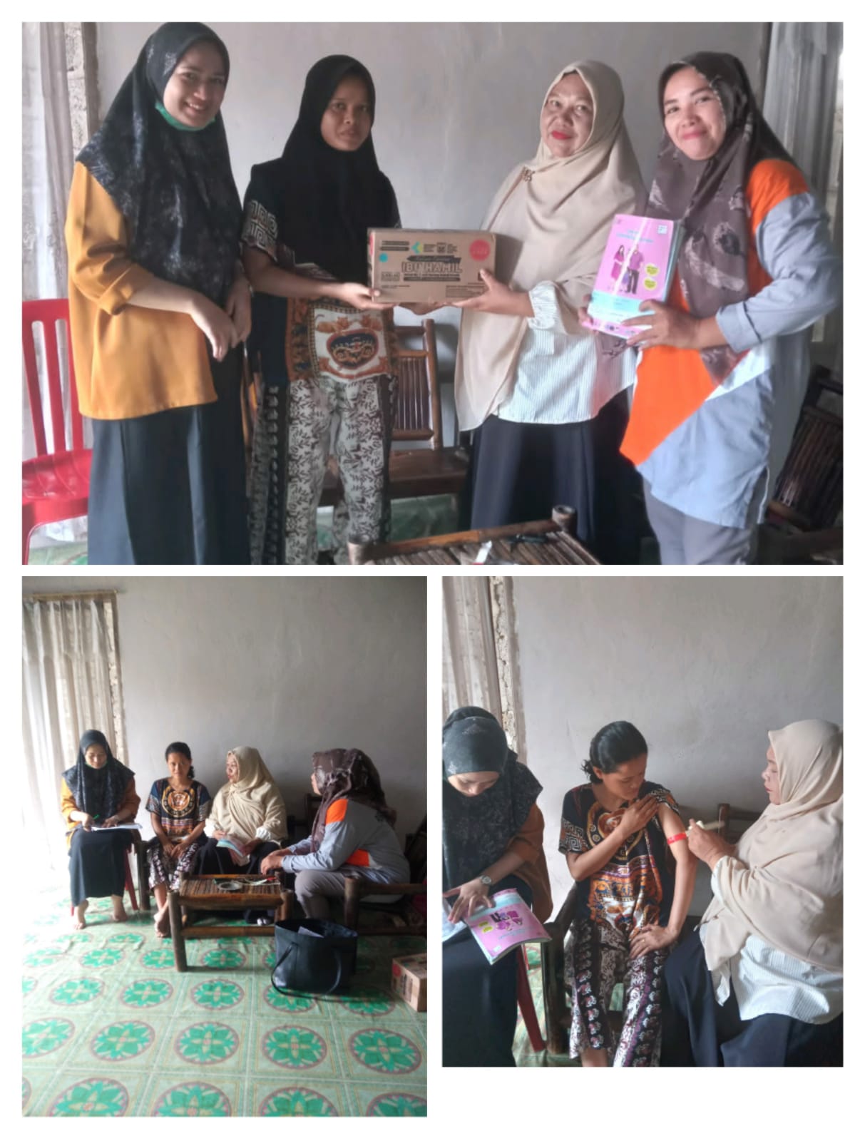 puskesmas airpura kunjungan rumah kasus ibu hamil KEK, Nagari Tanah Bakali