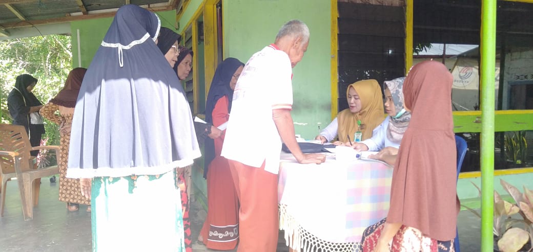 Pelaksanaan kegiatan PTM diNagari Nanggalo Wilayah Kerja Puskesmas Tarusan