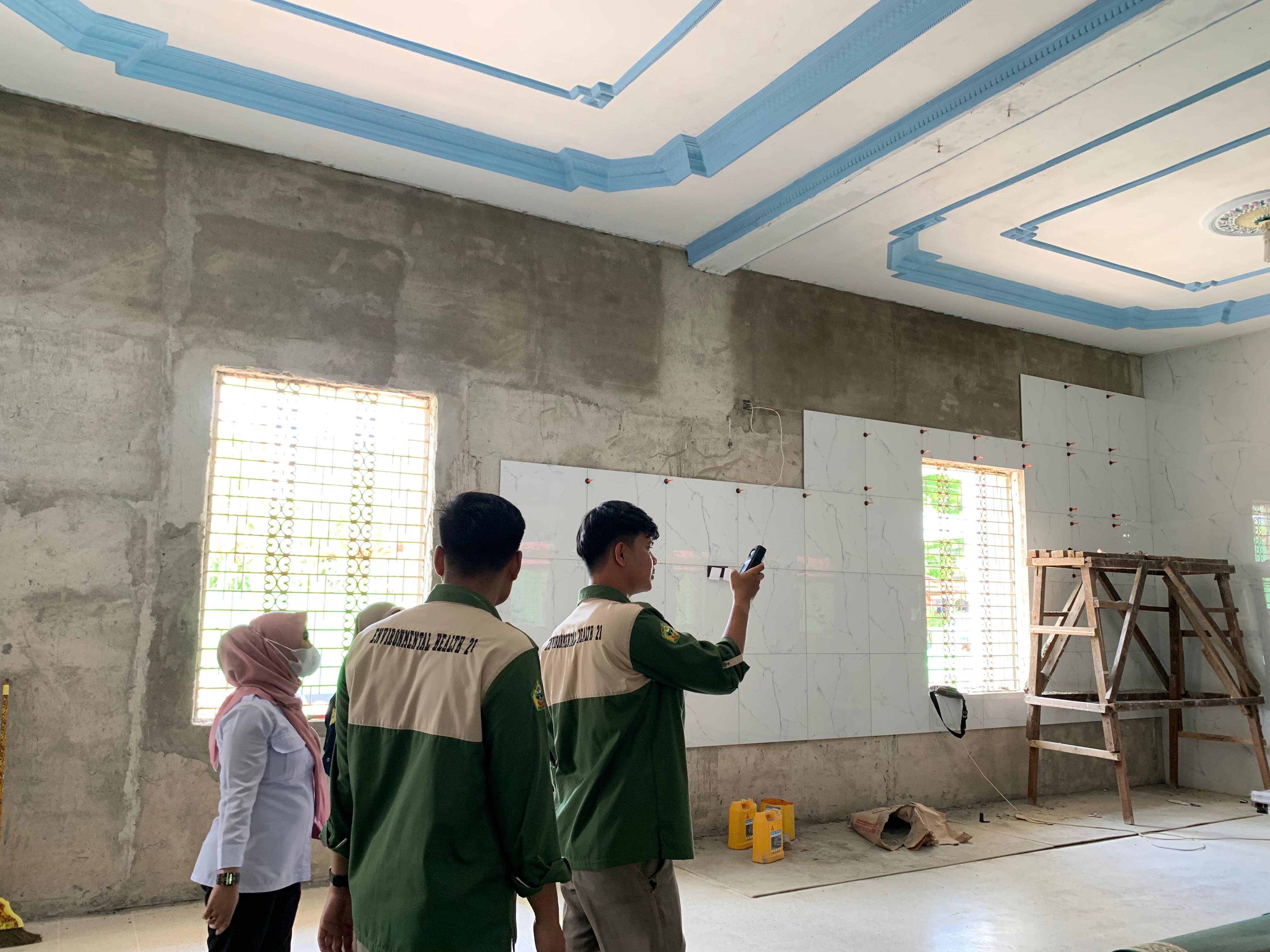 Puskesmas Pasar Kuok Inspeksi kesehatan lingkungan Mesjid