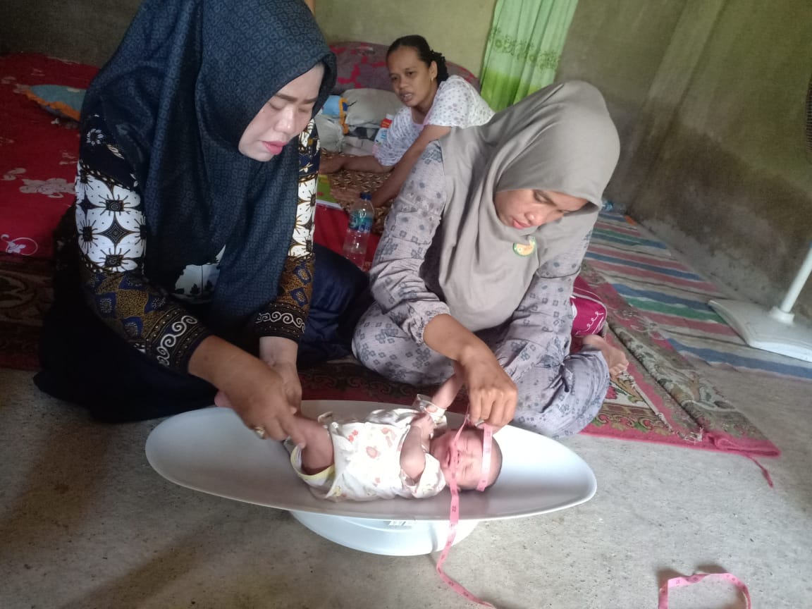 PUSKESMAS IV KOTO MUDIK KUNJUNGAN BAYI DENGAN BBLR