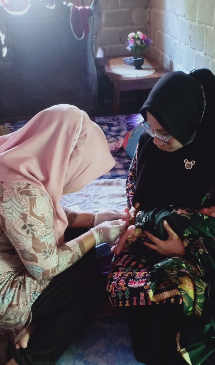PUSKESMAS IV KOTO MUDIK PEMERIKSAAN SHK BAYI