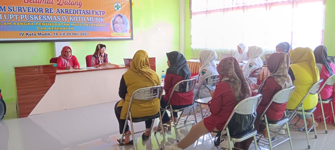 PUSKESMAS IV KOTO MUDIK BRIEFING BIDAN DESA
