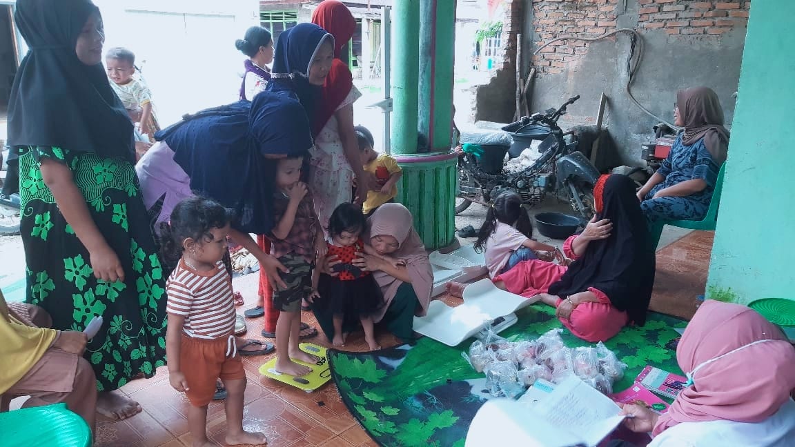 POSYANDU DI KAMPUNG GANTING NAGARI KAMBANG TIMUR WILKER UPT PUSKESMAS KOTO BARU