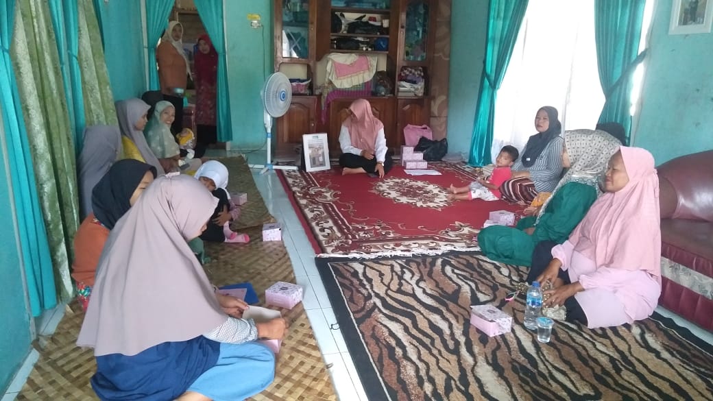 Kegiatan hari ini Pertemuan Kelas Ibu Hamil di Ps.Gompong wilker Puskesmas Kambang