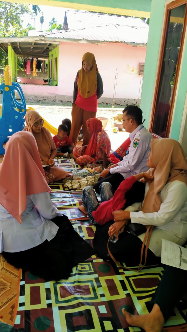 Pemberian Vitamin A serta Pendampingan Pemberian MPASi dan ASI Ekslusif Puskesmas Pasar Kuok