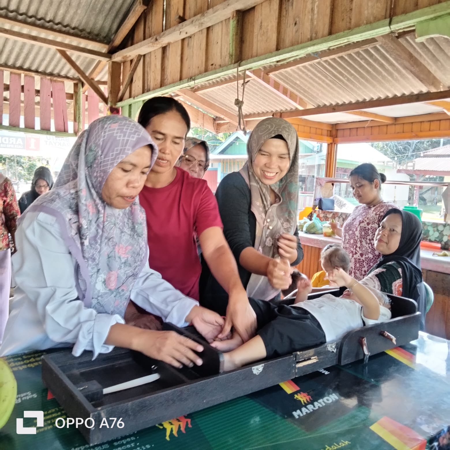 Kegiatan posyandu prima desa padang lawe PKM Surantih