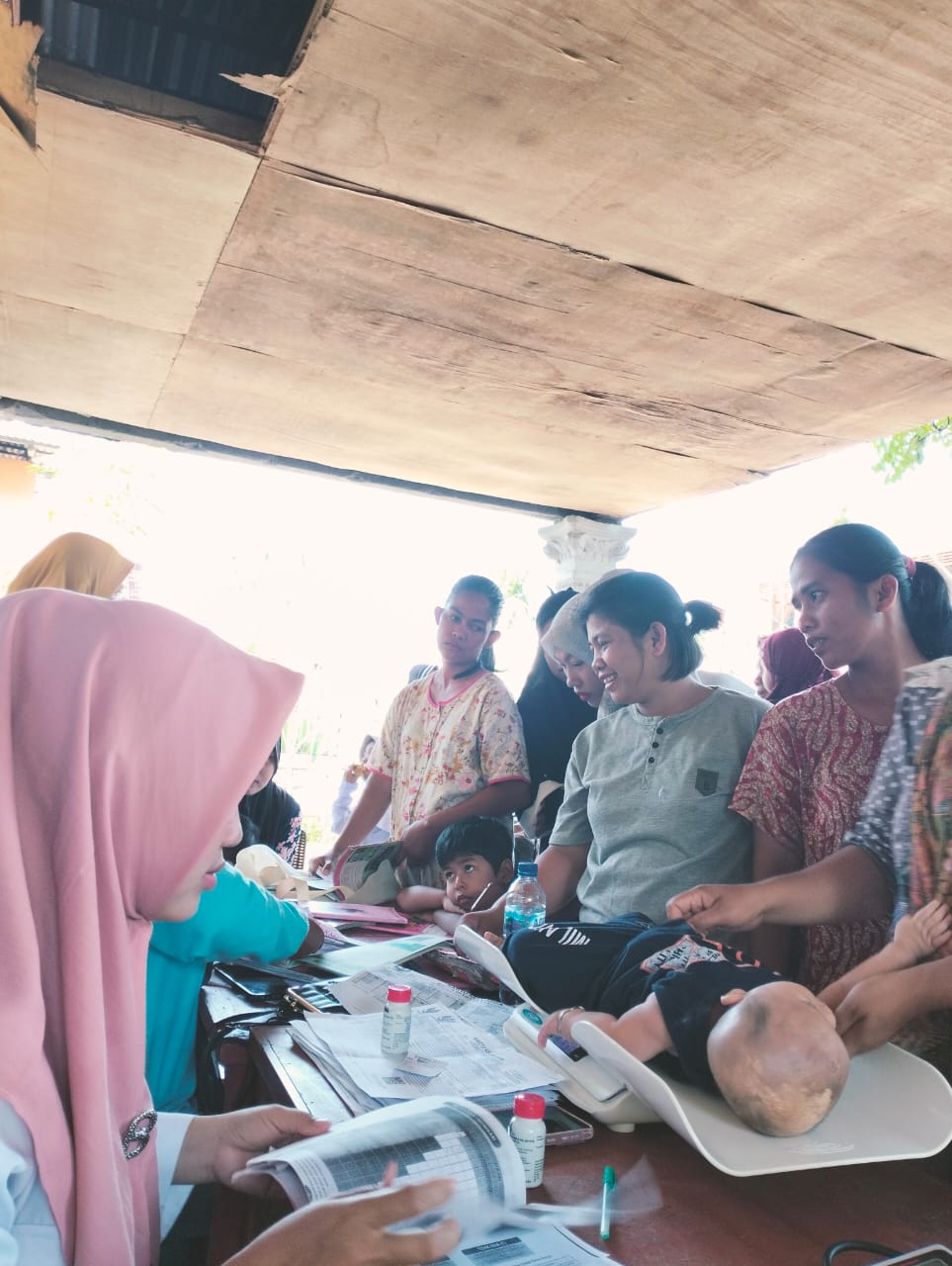 Pelaksanaan Posyandu Mawar II Di Kenagarian Kapuh Wilayah  Puskesmas Tarusan