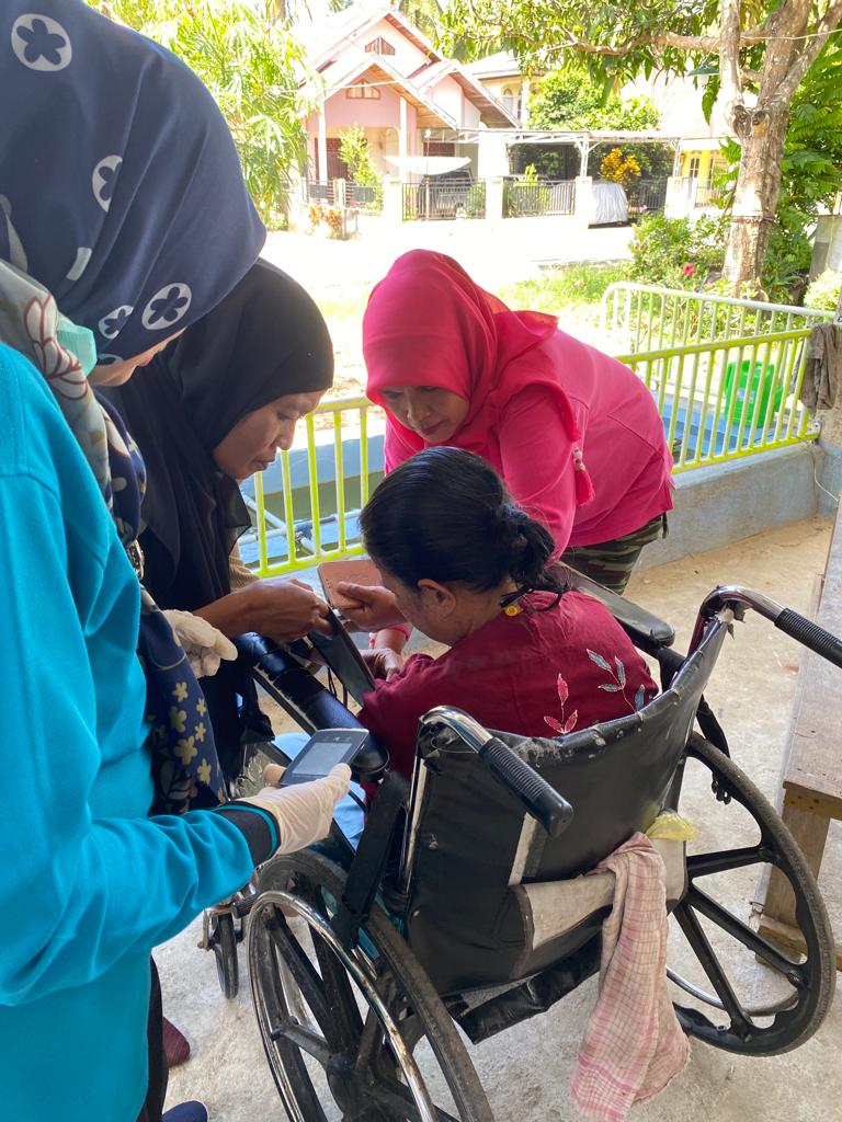 KUNJUNGAN RUMAH PADA LANSIA MENDERITA STROKE PKM BL SELASA