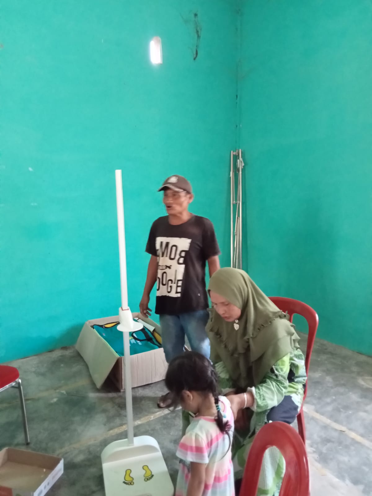 Pelaksanaan Posyandu sayang mama I kenagarian kapuh utara  wilayah kerja Puskesmas Tarusan