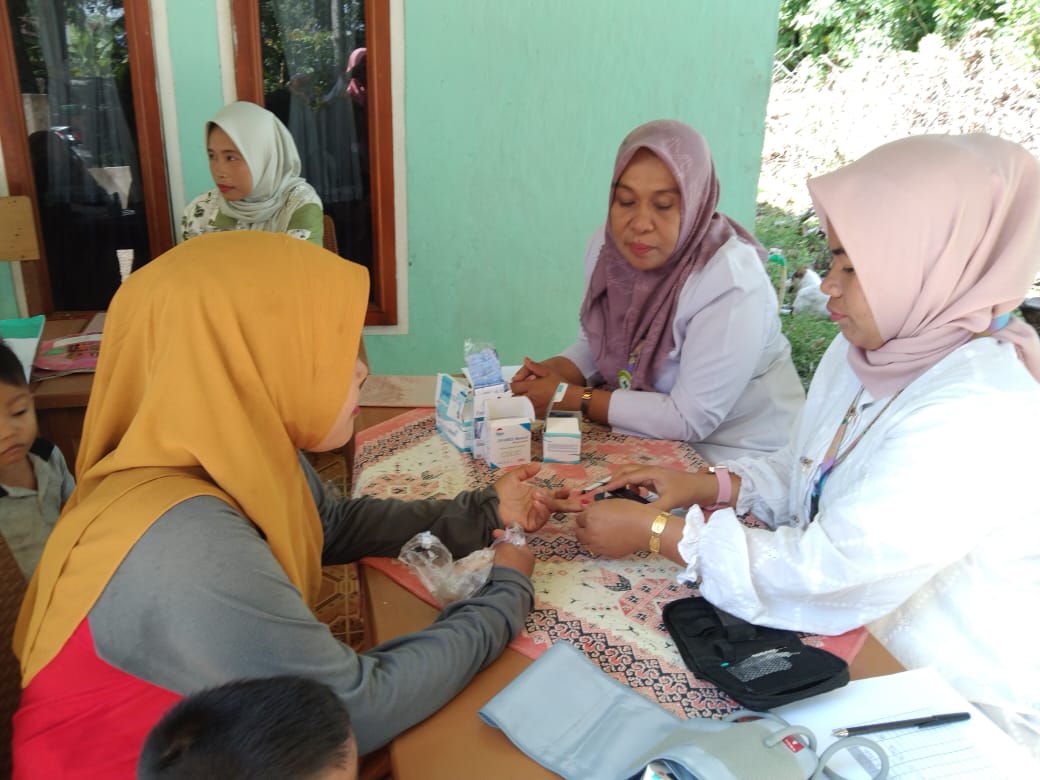 KEGIATAN SCREENING PTM (DETEKSI DINI PEMERIKSAAN KESEHATAN) DI SAPAN Nagari Koto Nan Duo PUSKESMAS P