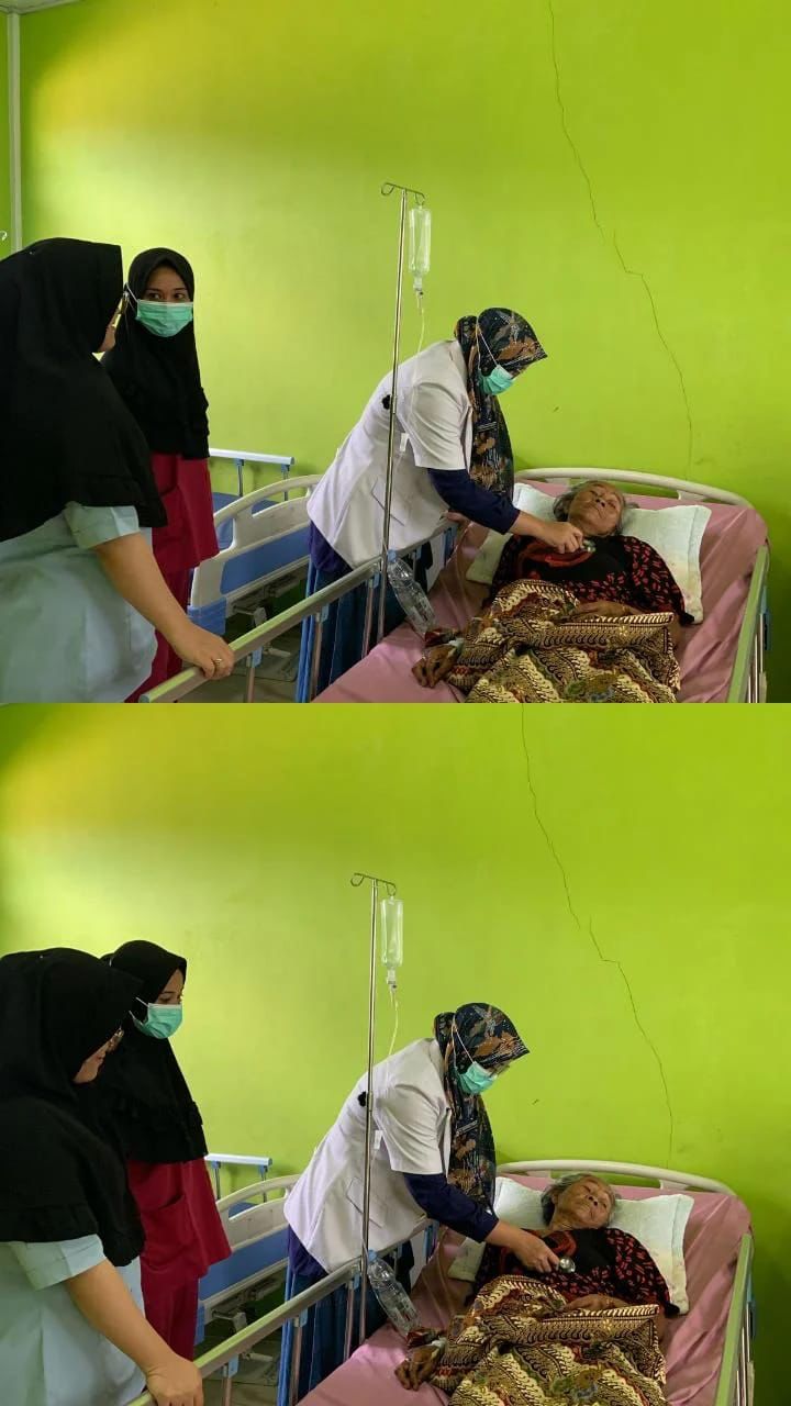 Pelaksanaan Visite dokter dan petugas kepada pasien Diruangan rawat inap PKM BBB