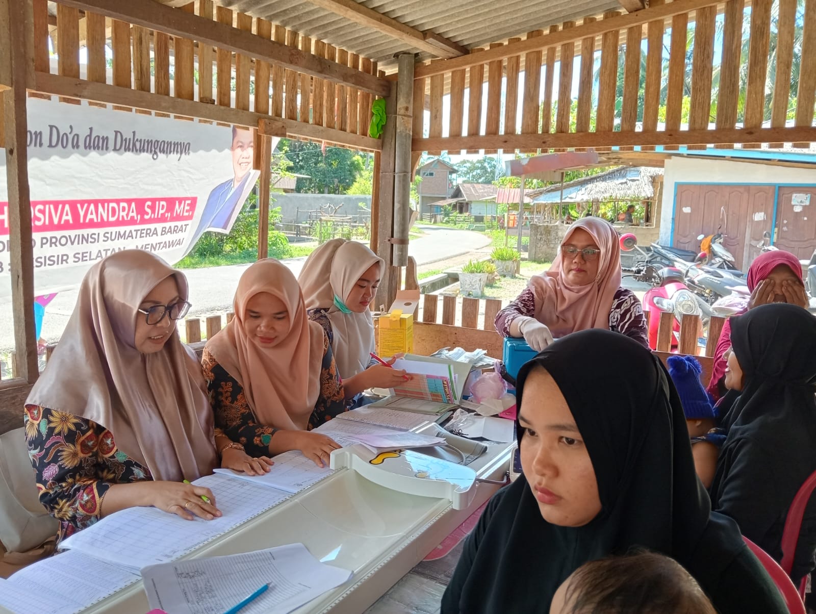 Pelaksanaan Posyandu Bunga Tanjung II Kenagarian Nanggalo wilayah kerja Puskesmas Tarusan