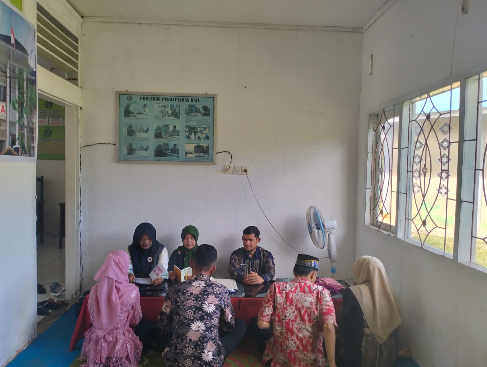 Melakukan penyuluhan catin di KUA aur duri Timbulun  PUSKESMAS KAYU GADANG