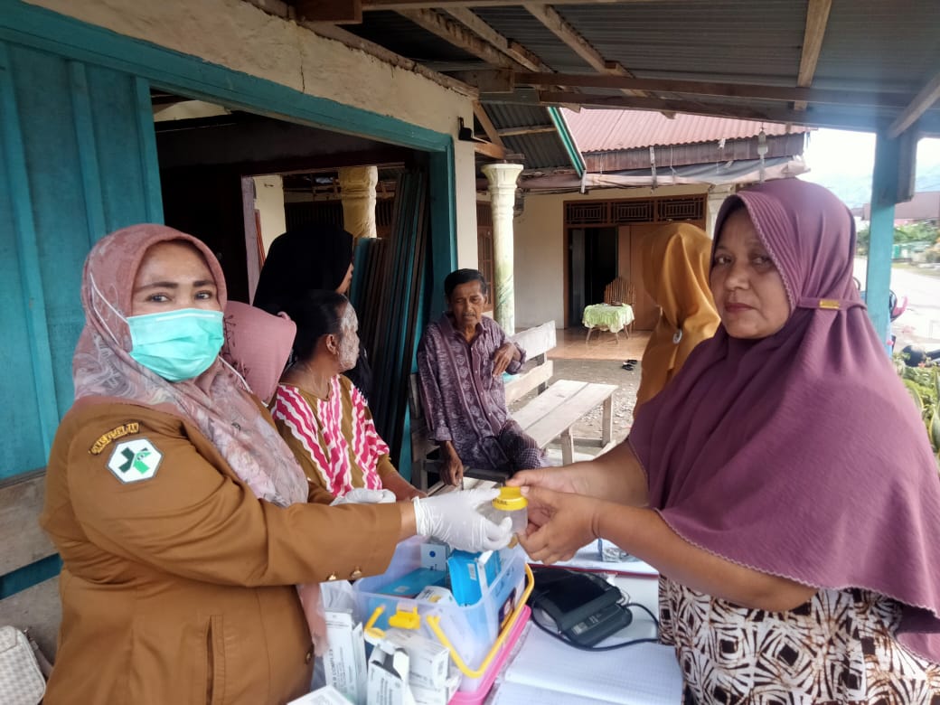 KEGIATAN SKRENING PTM Di Nagari Koto Nan Tigo Selatan kampung koto panjang PUSKESMAS KAYU GADANG