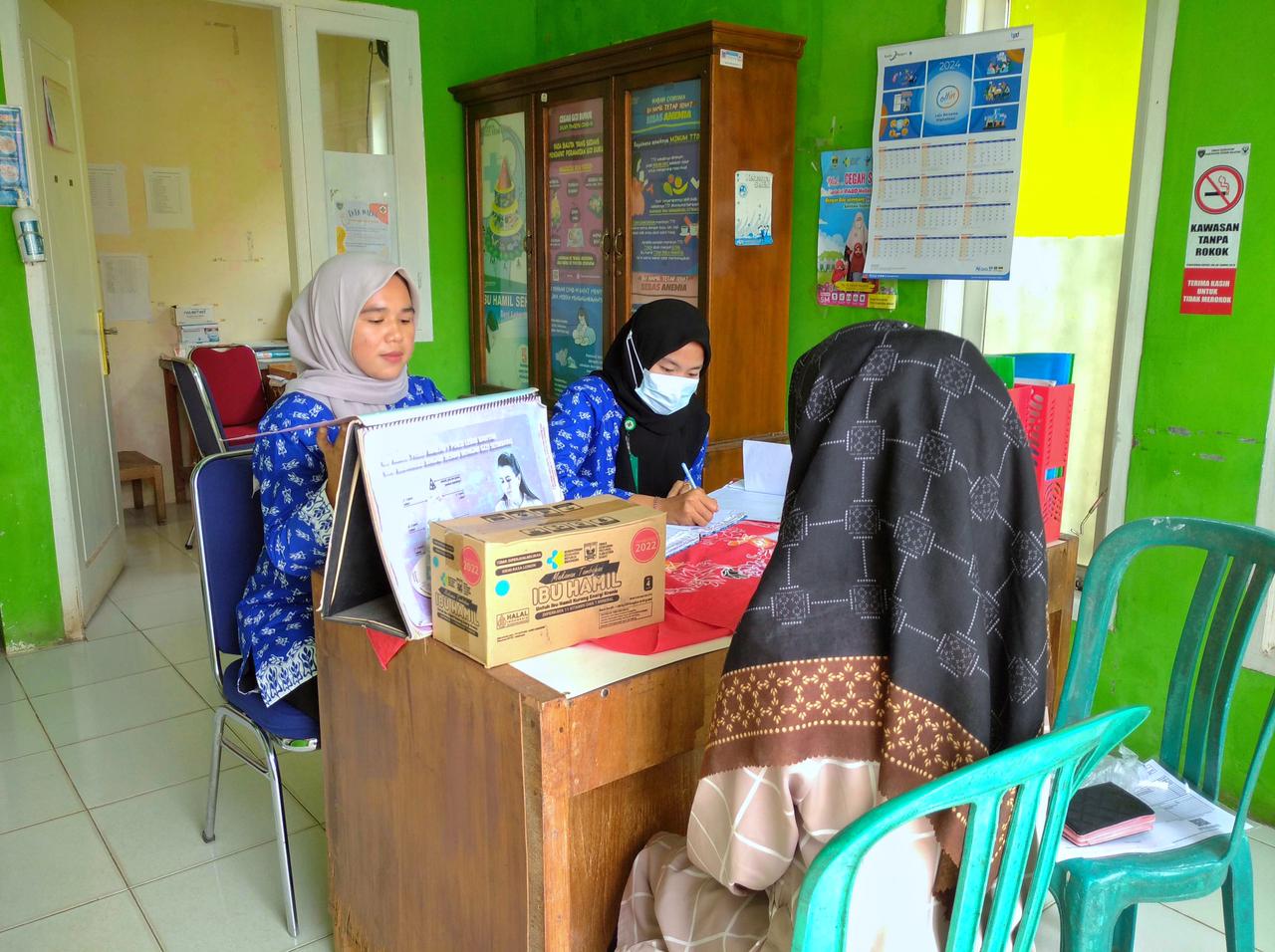 PKM BL SELASA KEGIATAN DALAM GEDUNG PELAYANAN TERHADAP BUMIL KEK DI RUANGAN GIZI