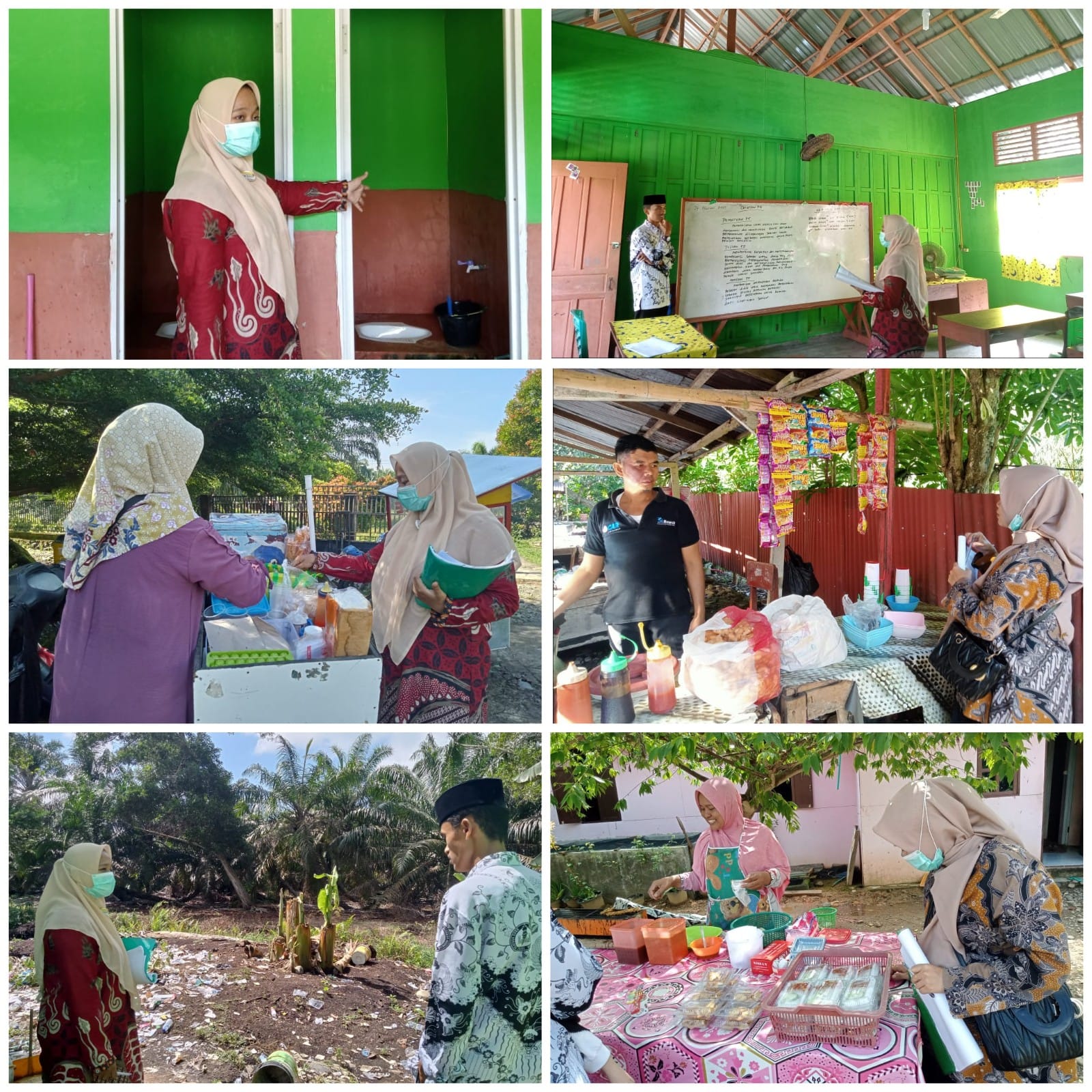  Tim puskesmas Tanjung Makmur melakukan Inspeksi kesehatan Lingkungan tempat fasilitas Umum (TFU)