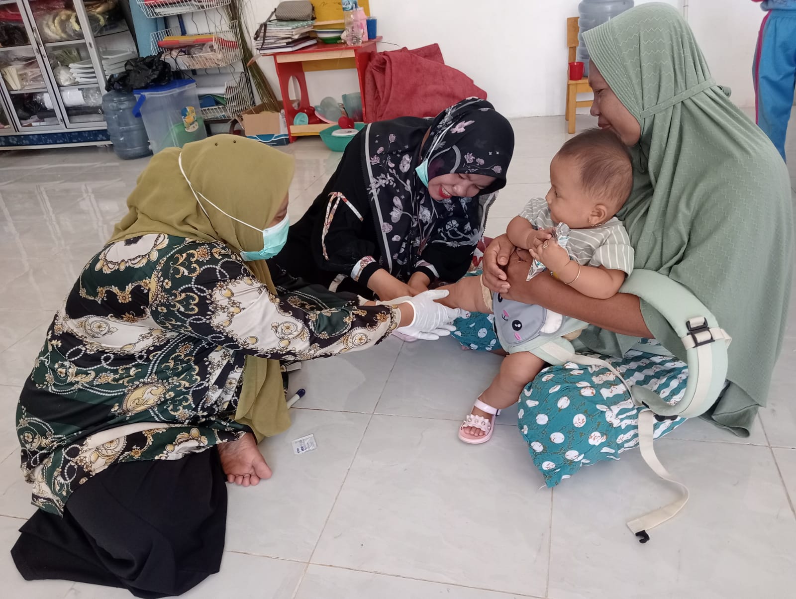 Penjaringan HBsAG pada bayi di Nagari Tanah Bakali Puskesmas Airpura