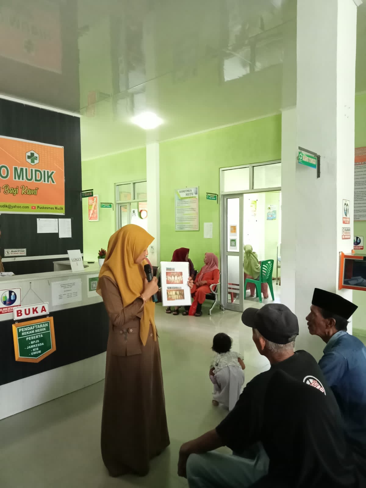 PUSKESMAS IV KOTO MUDIK PENYULUHAN DALAM GEDUNG (KESEHATAN GIGI DAN MULUT)