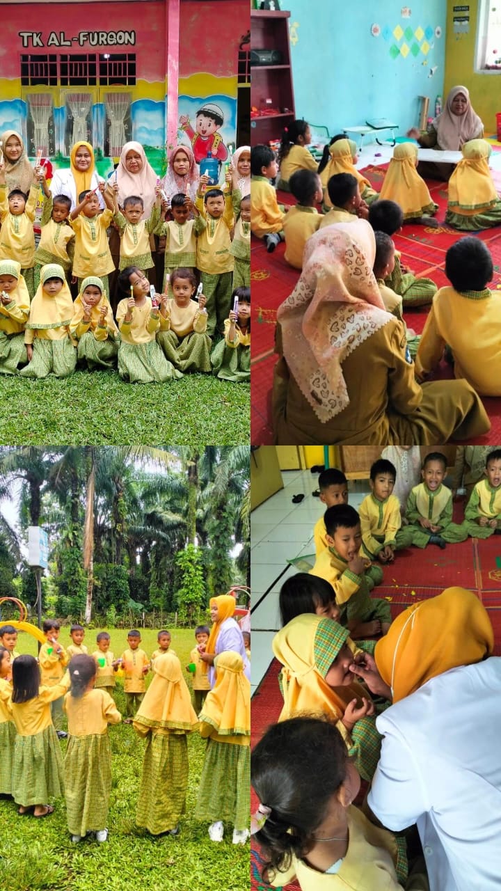 Telah dilaksanakan kegiatan UKGS di TK Al-furqon Airpura