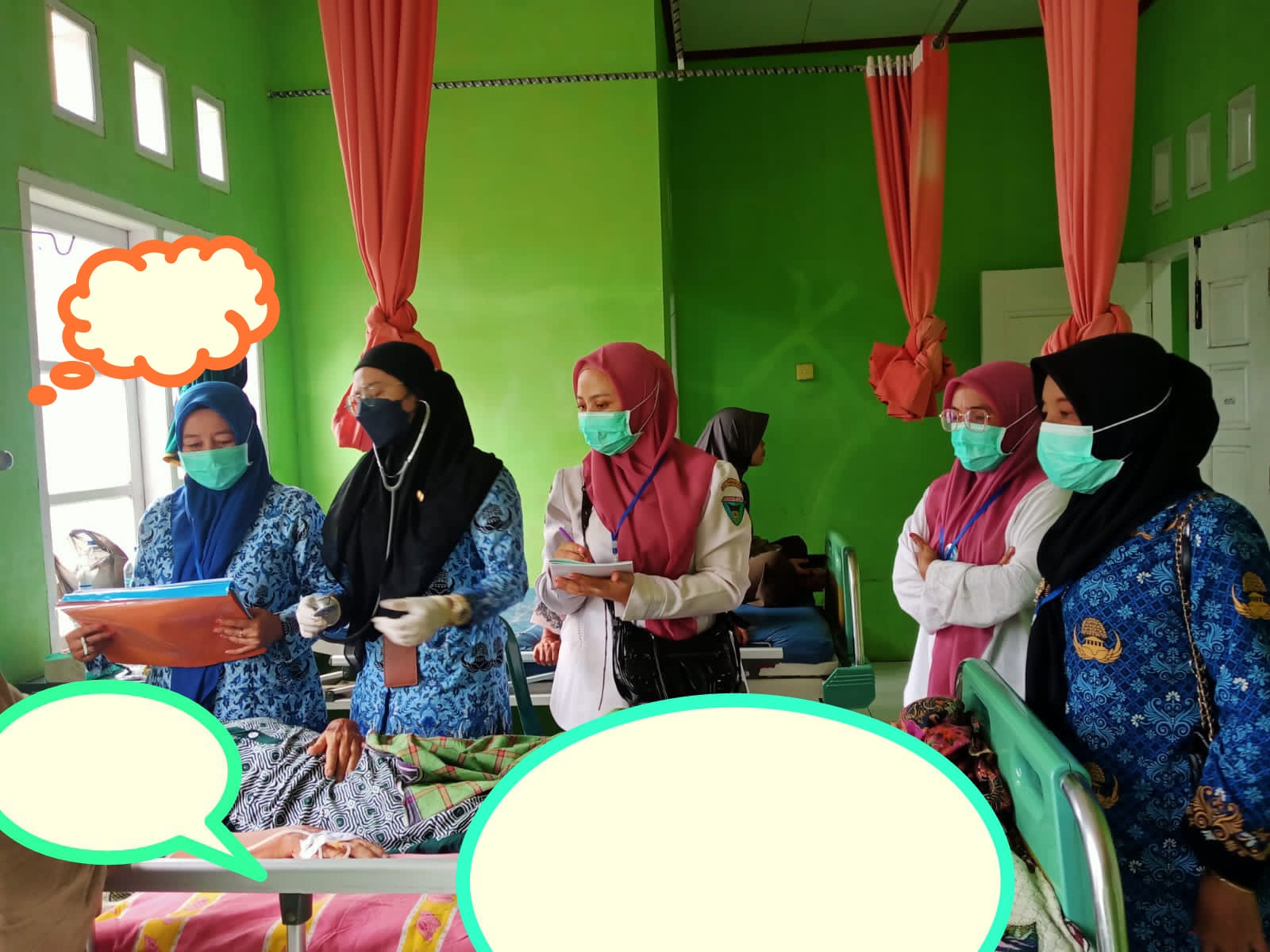 Pelayanan di ruang rawat inap RRI Puskesmas air haji 