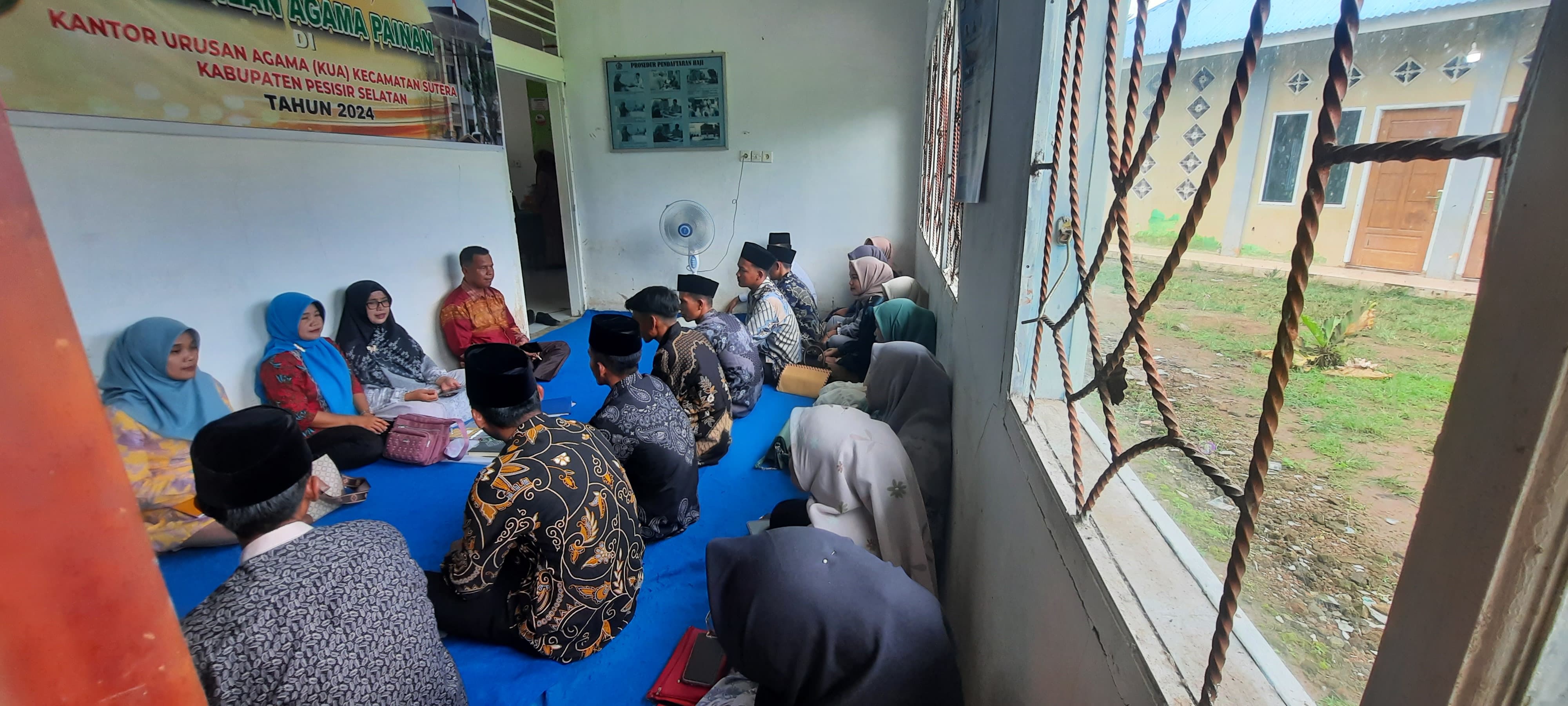 Melakukan penyuluhan catin di KUA aur duri Timbulun  PUSKESMAS KAYU GADANG