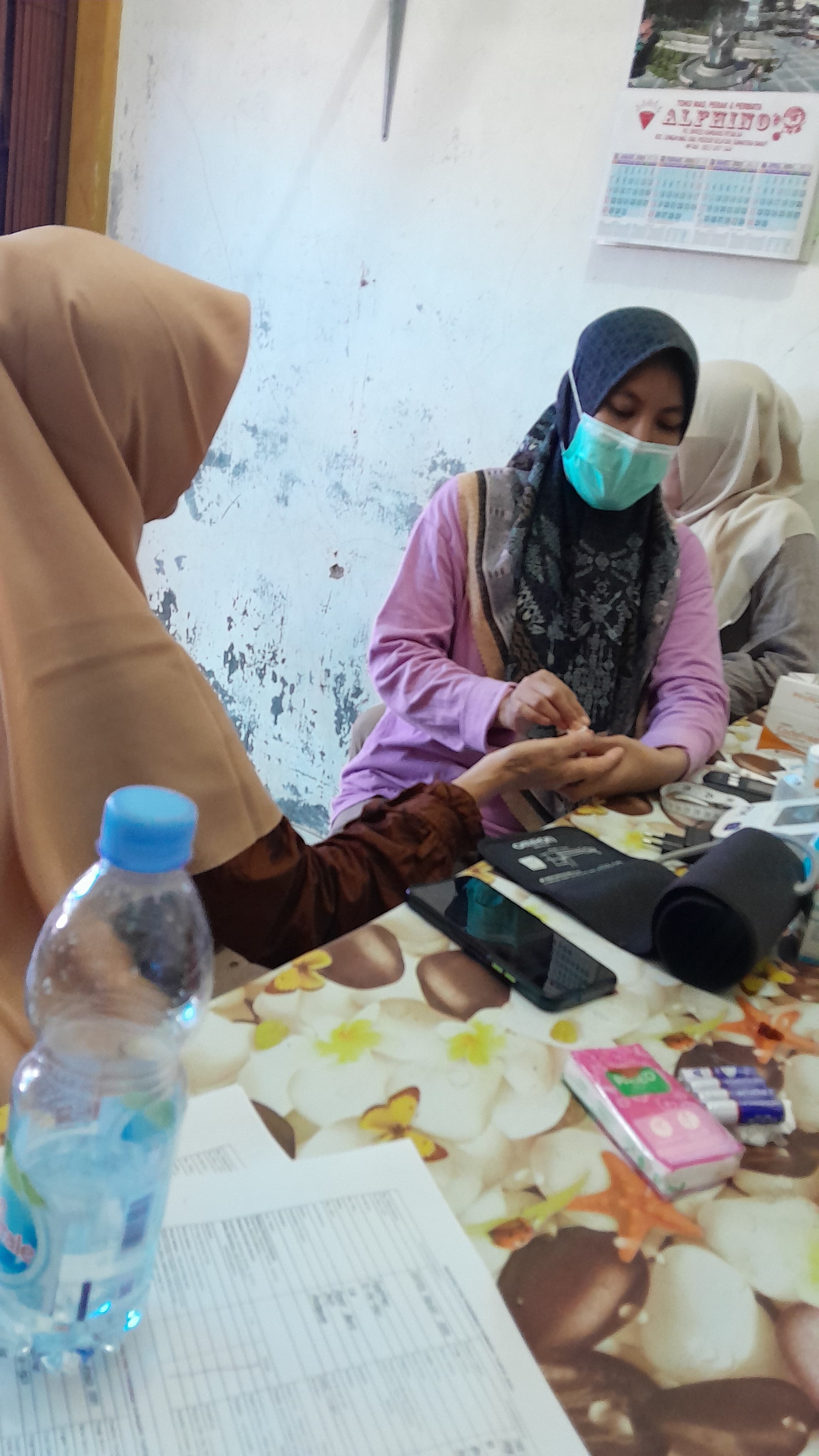 Kegiatan Penyakit Tidak Menular (PTM) di Pasar Balai Sabtu wilayah kerja Puskesmas Kambang