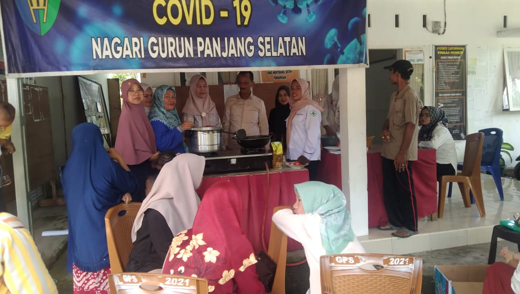 PKM Pasar Baru Pelatihan Pemberian makanan tambahan berbasis pangan lokal bagi ibu hamil KEK dan bal
