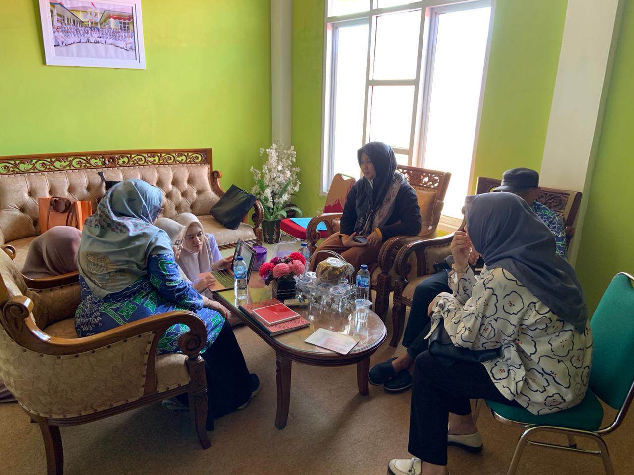 Puskesmas Pasar baru KedaTangan dosen pembimbing Pkl fkg  unand 