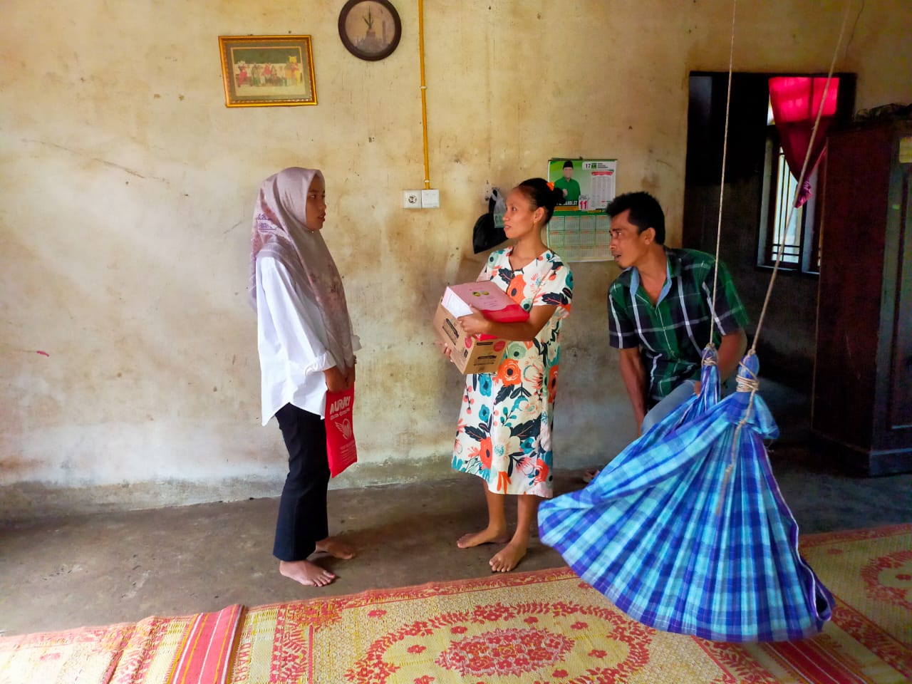 Puskesmas Koto baru melakukan pemantauan pasien diare dan melakukan penyuluhan