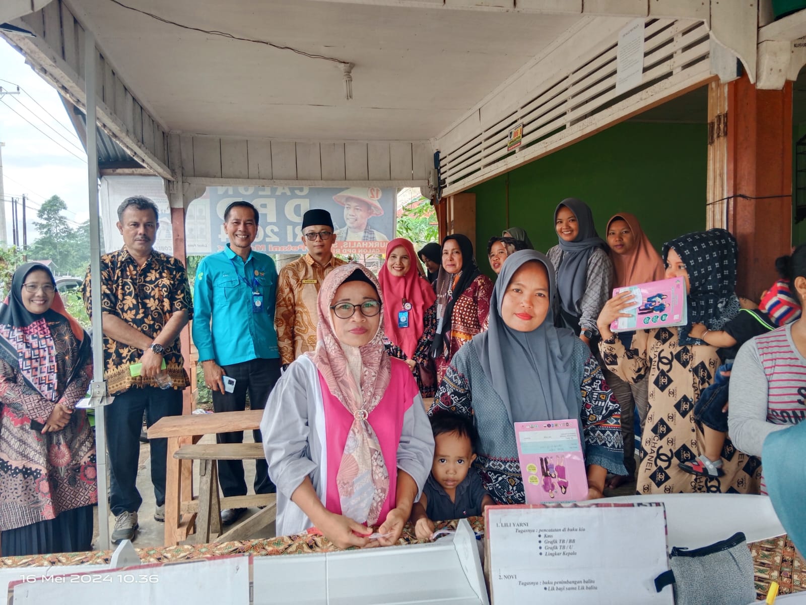 Pendampingan Pelaksanaan Posyandu Prima Bersama Tim Kecamatan Rahul