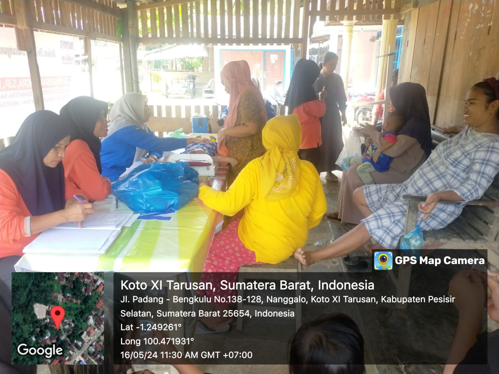 Pelaksanaan Posyandu bunga tanjung 2 Kenagarian  nanggalo wilayah kerja Puskesmas Tarusan